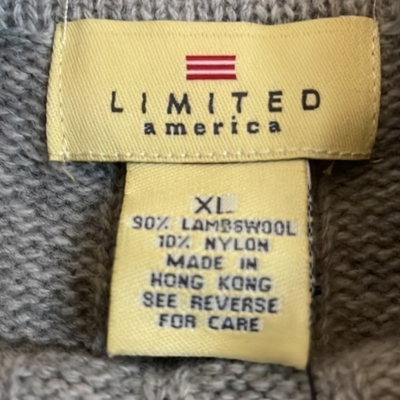 LIMITED America - 90% Lambswool, 10% Nylon - Unique Sweater - XL - Picture 7 of 8